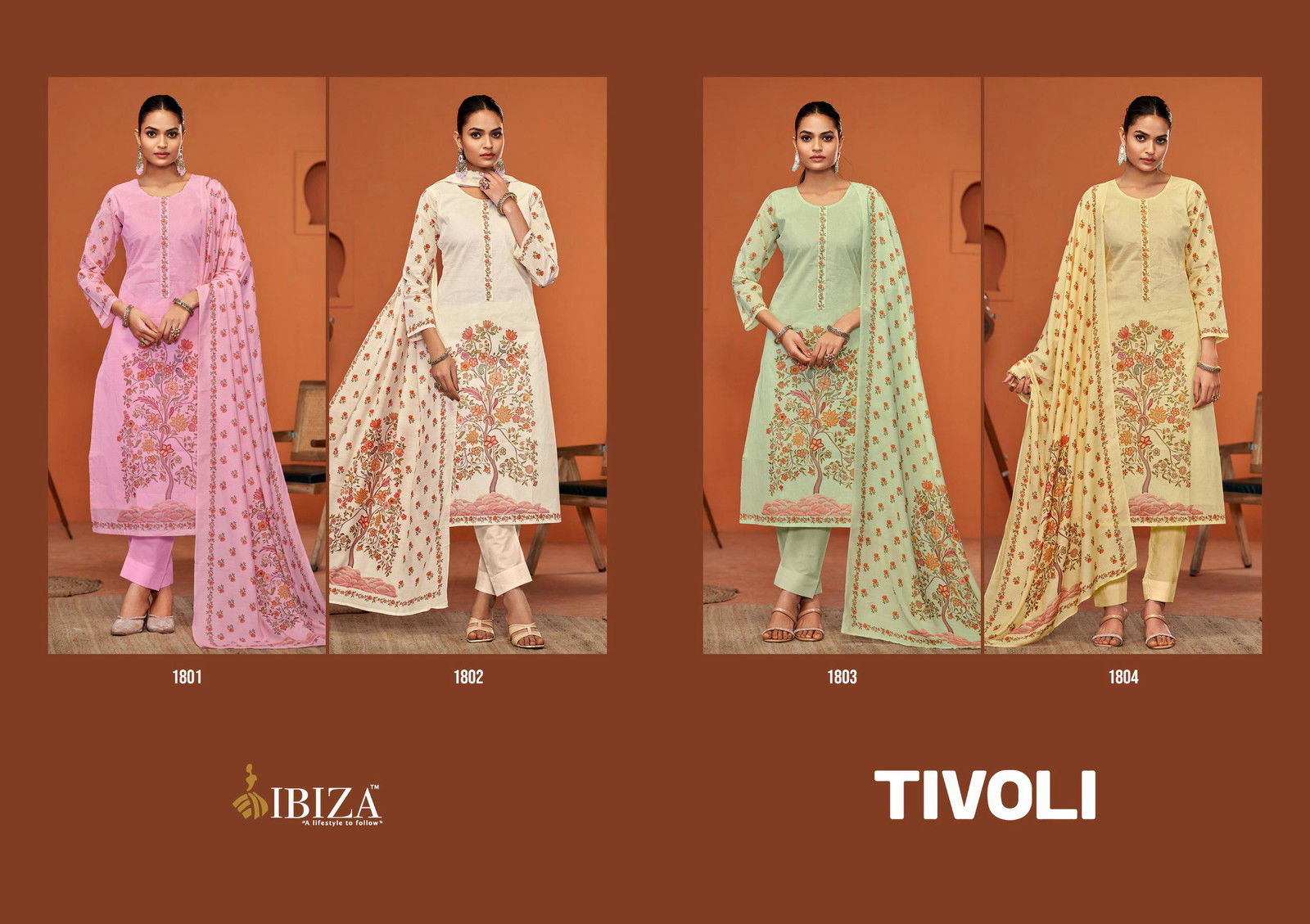 Ibiza Tivoli Digital Printed Fancy Salwar Kameez Collection